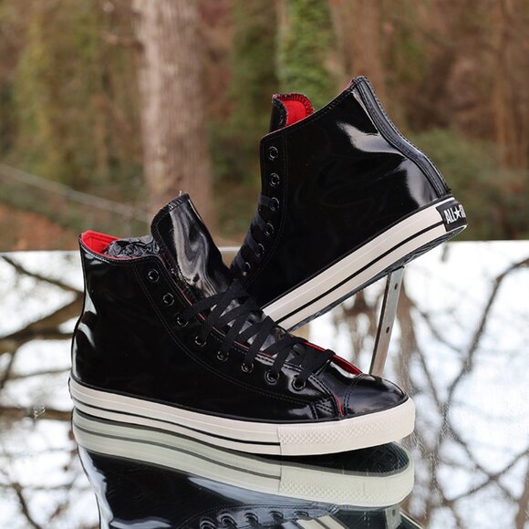 Converse Chuck Taylor All Star Hi Black Patent 2004 - Picture 3 of 14